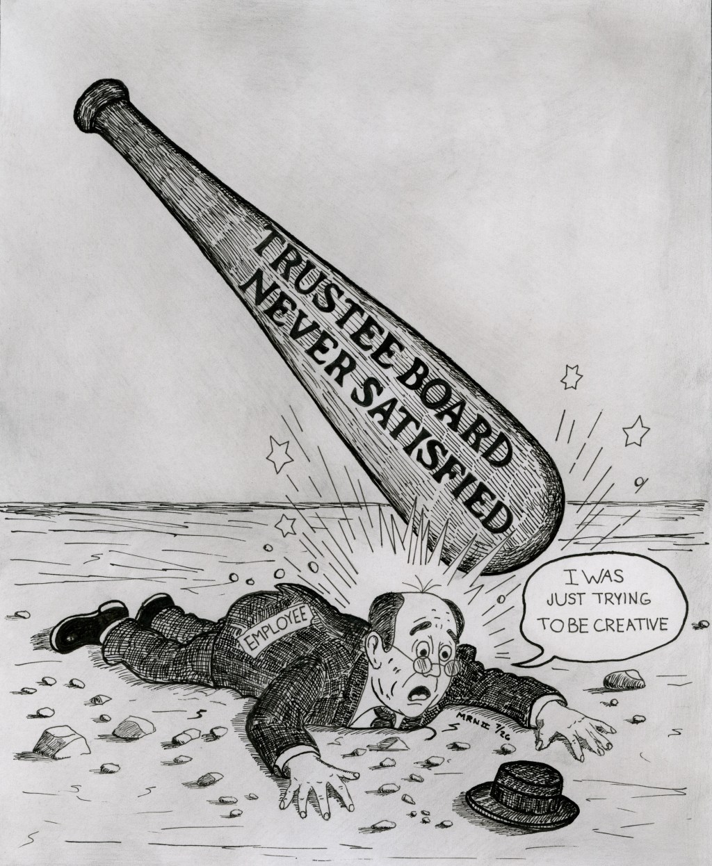 Trustee Board, Never&nbsp;Satisfied